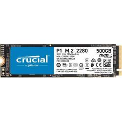  Crucial P1 500 GB Desktop, Laptop Internal Solid State Drive ((CT500P1SSD8) NAND