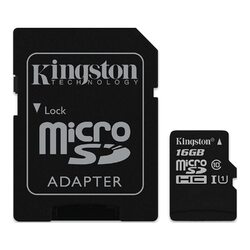  16GB  CLASS 10 SD  CARD  KINGSTON   