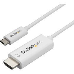  2 m (6 ft.) USB-C to HDMI Cable - 4K at 60 Hz - White  :CDP2HD2MWNL 