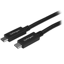  Startech USB315CC2M USB-C Cable with Power Delivery (3A) - M/M - 2 m (6 ft.) - USB 3.0 - USB-IF Certified